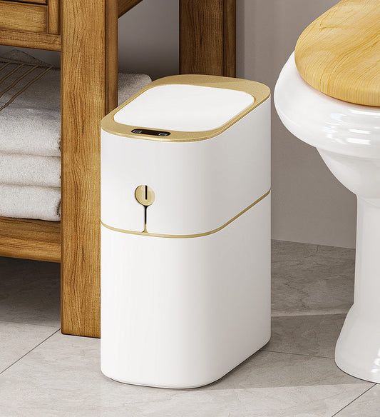 MIVLINA® 4 Gallon Automatic Touchless Smart Bathroom Trash Can Z96