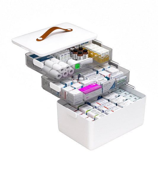 MIVLINA® 3-Tier Medicine Cabinet Organizer