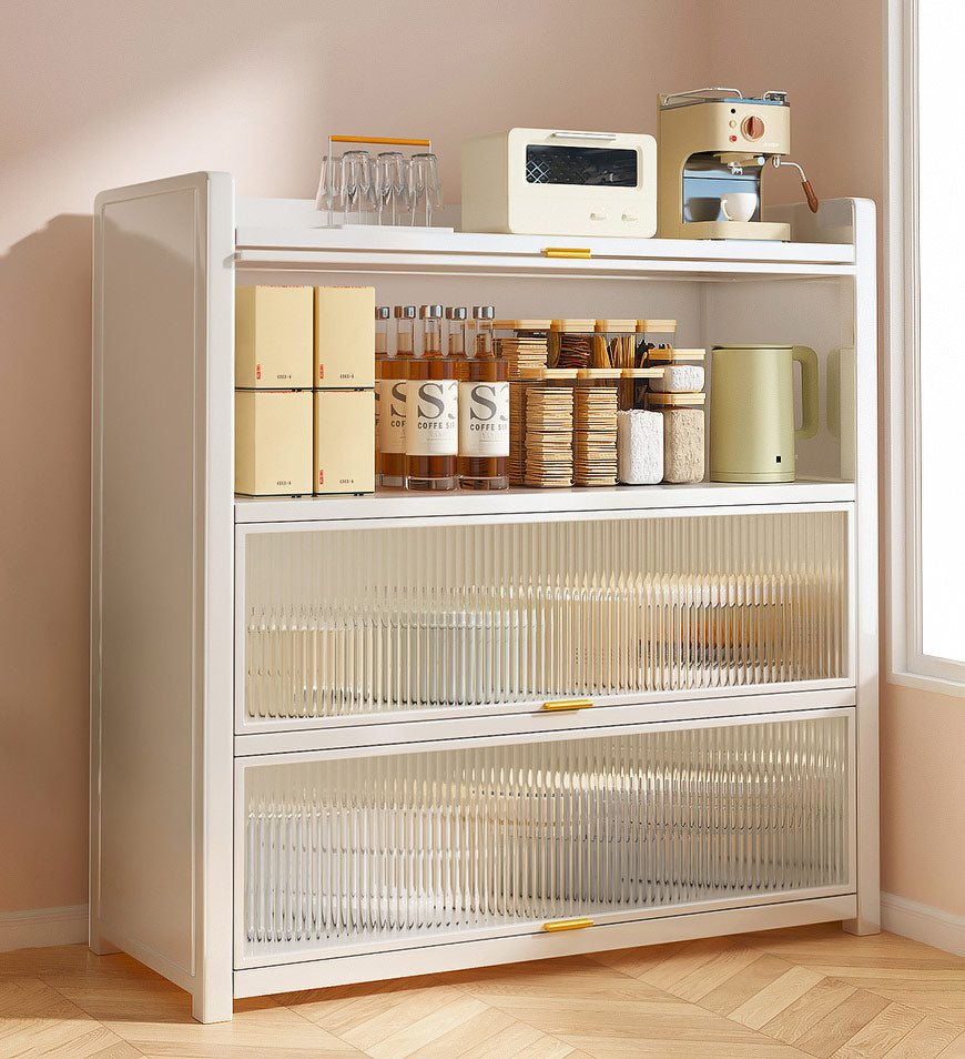 MIVLINA® 4-Tier New Upgrade Large Metal Kitchen Storage Cabinet F243