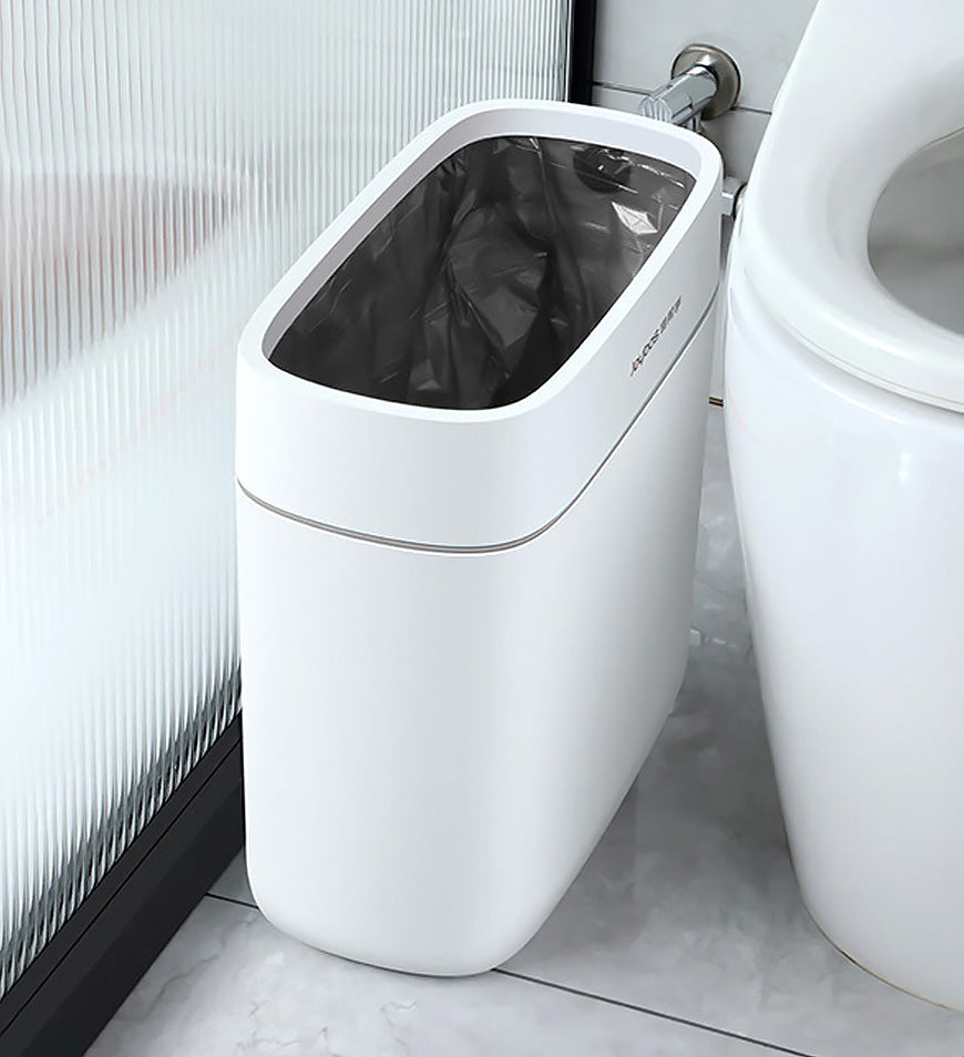 MIVLINA® 3.7Gal Bathroom Narrow Trash Can Z125