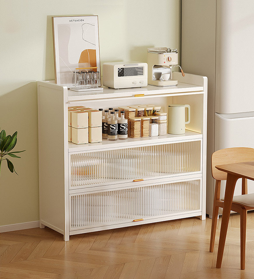 MIVLINA® 4-Tier New Upgrade Large Metal Kitchen Storage Cabinet F243