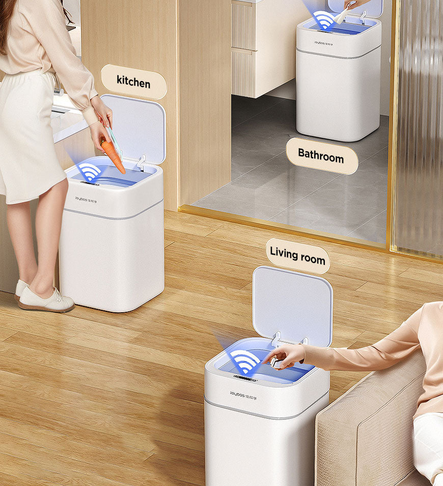 MIVLINA® Automatic Touchless Smart Trash Can With Blue Light Sterilization Z49