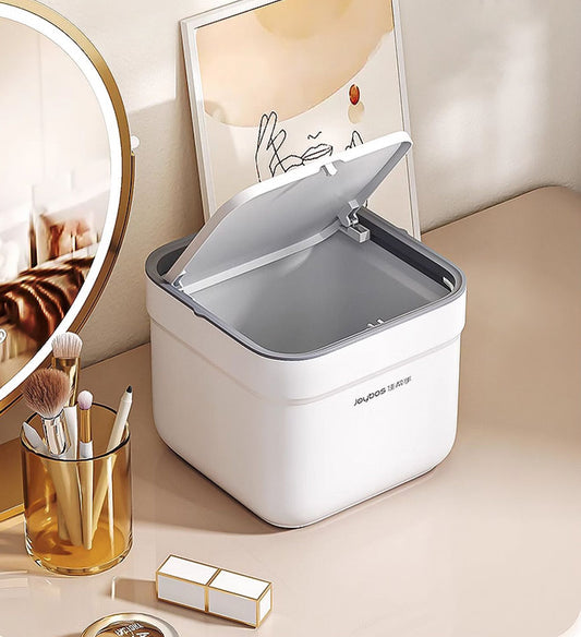 MIVLINA® 2.4L Mini Trash Can with Removable Lid Countertop Z162