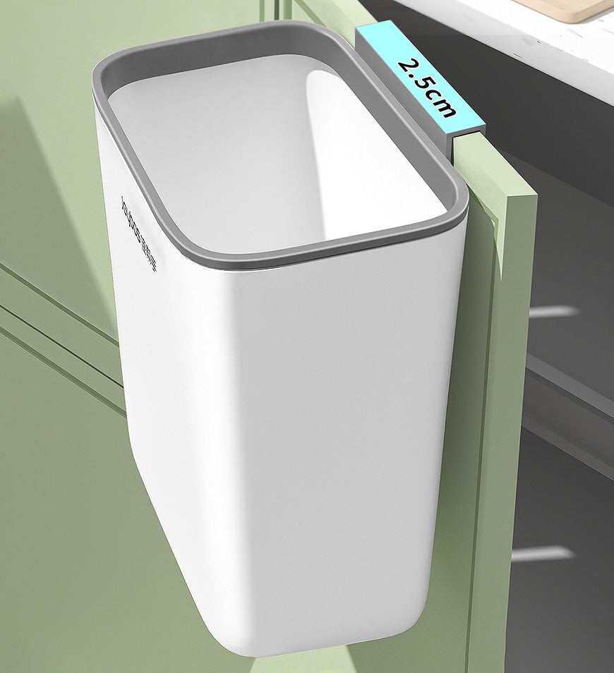 MIVLINA® 3 Gallon Capacity Hanging Kitchen Trash Can Z85