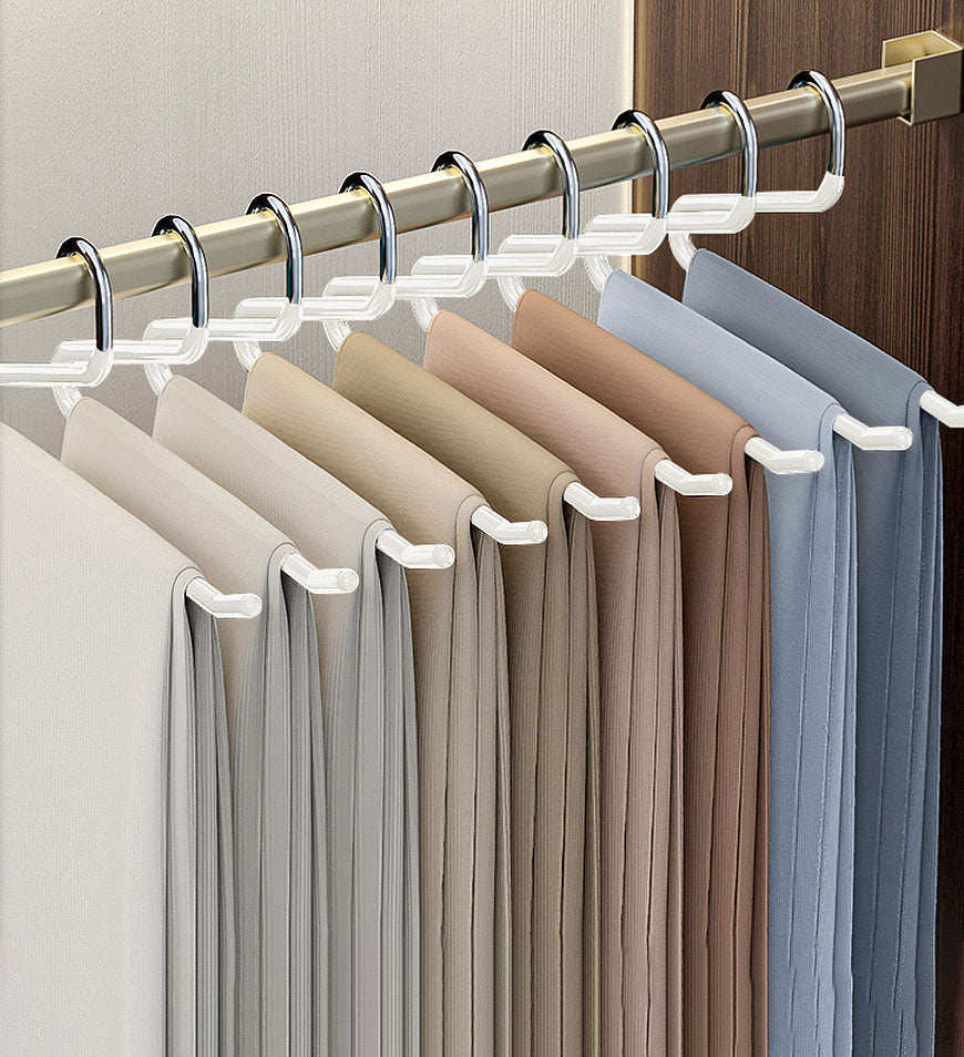 MIVLINA® Versatile Non-Slip Open Ended Pants Hangers
