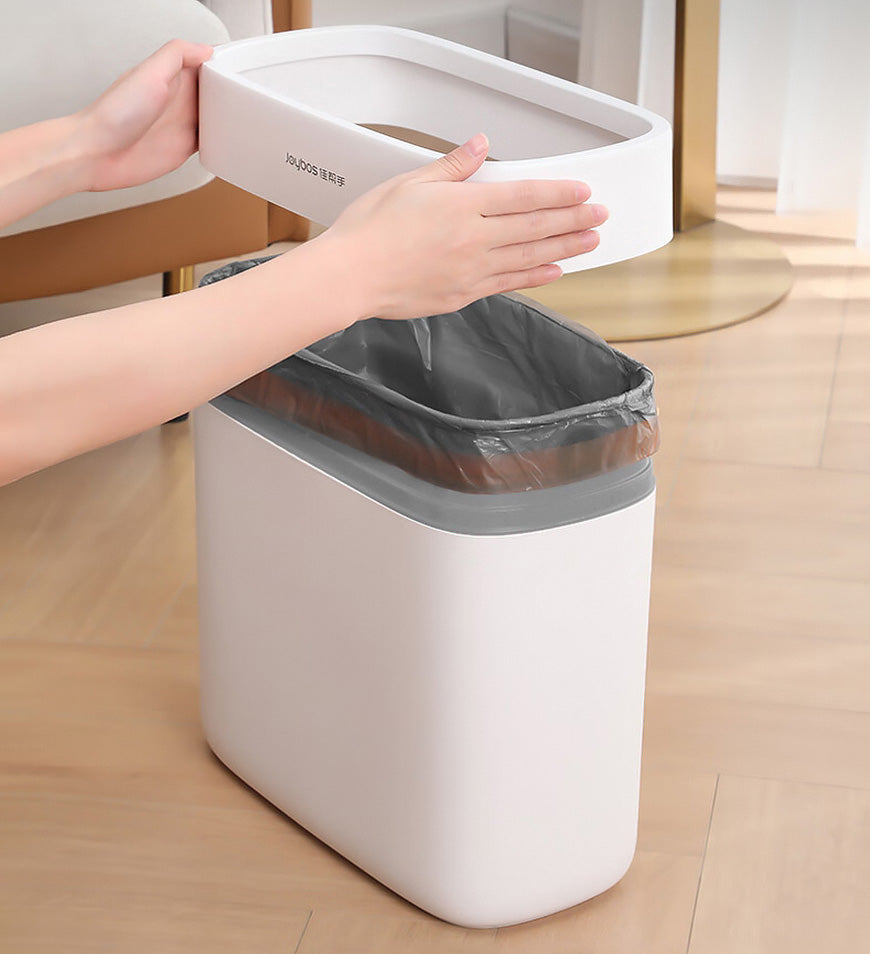 MIVLINA® 3.7Gal Bathroom Narrow Trash Can Z125