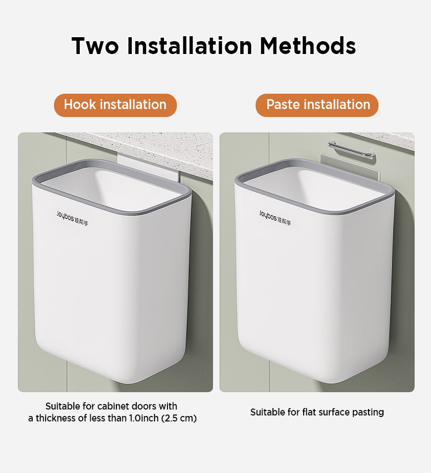 MIVLINA® 3 Gallon Capacity Hanging Kitchen Trash Can Z85